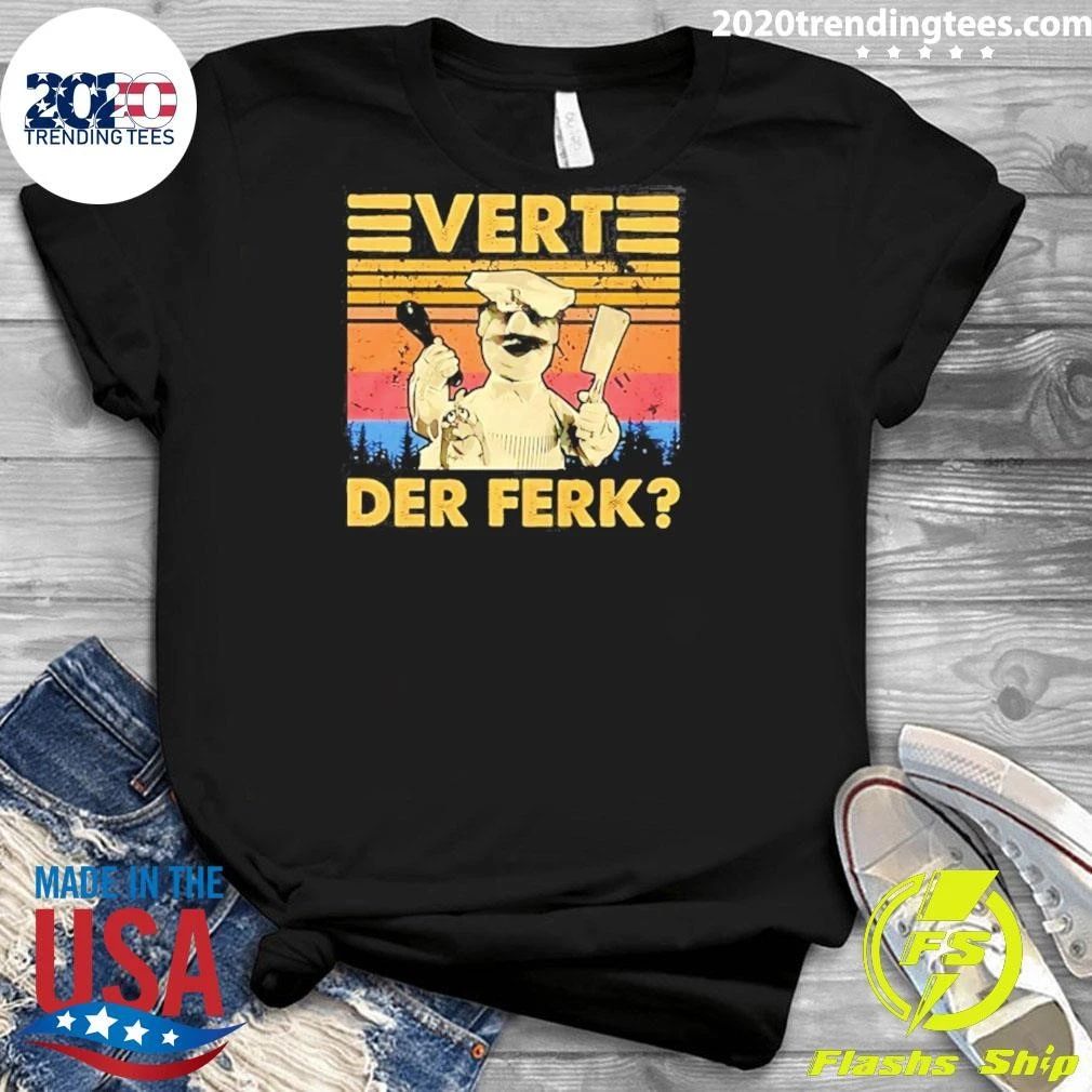 Evert Der Ferk The Muppets Swedish Chef Shirt