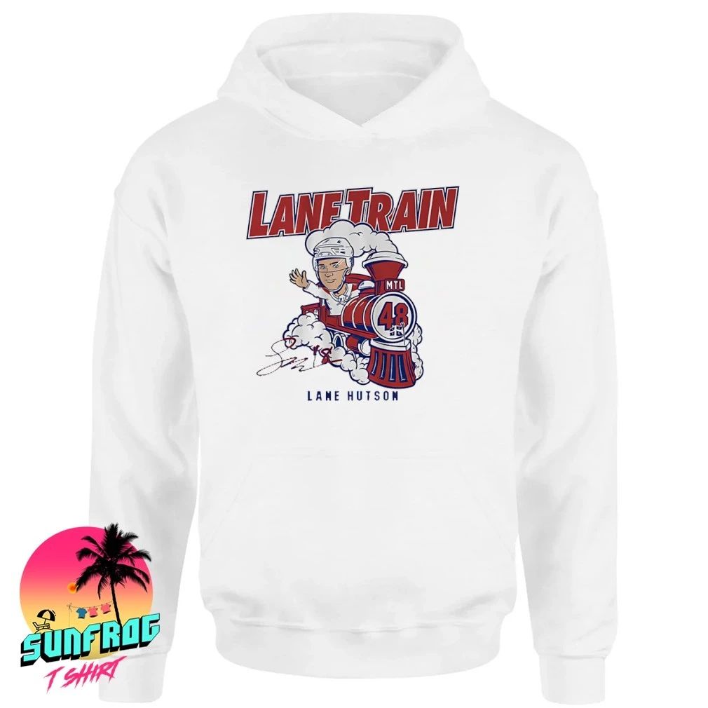 Lane Hutson Montreal Canadiens Lane Train signature shirt
