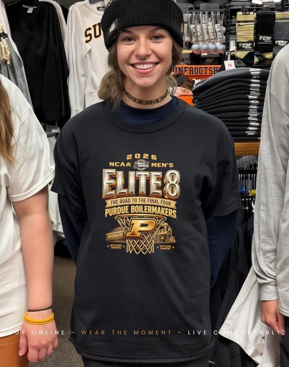 Purdue Boilermakers Elite 8 2026 Men’s March Madness graphic shirt