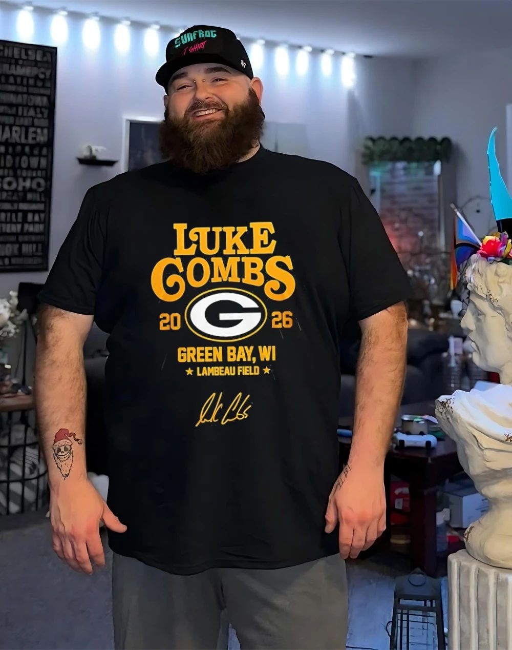 Green Bay Packers x Luke Combs My Kinda Saturday Night Tour 2026 shirt
