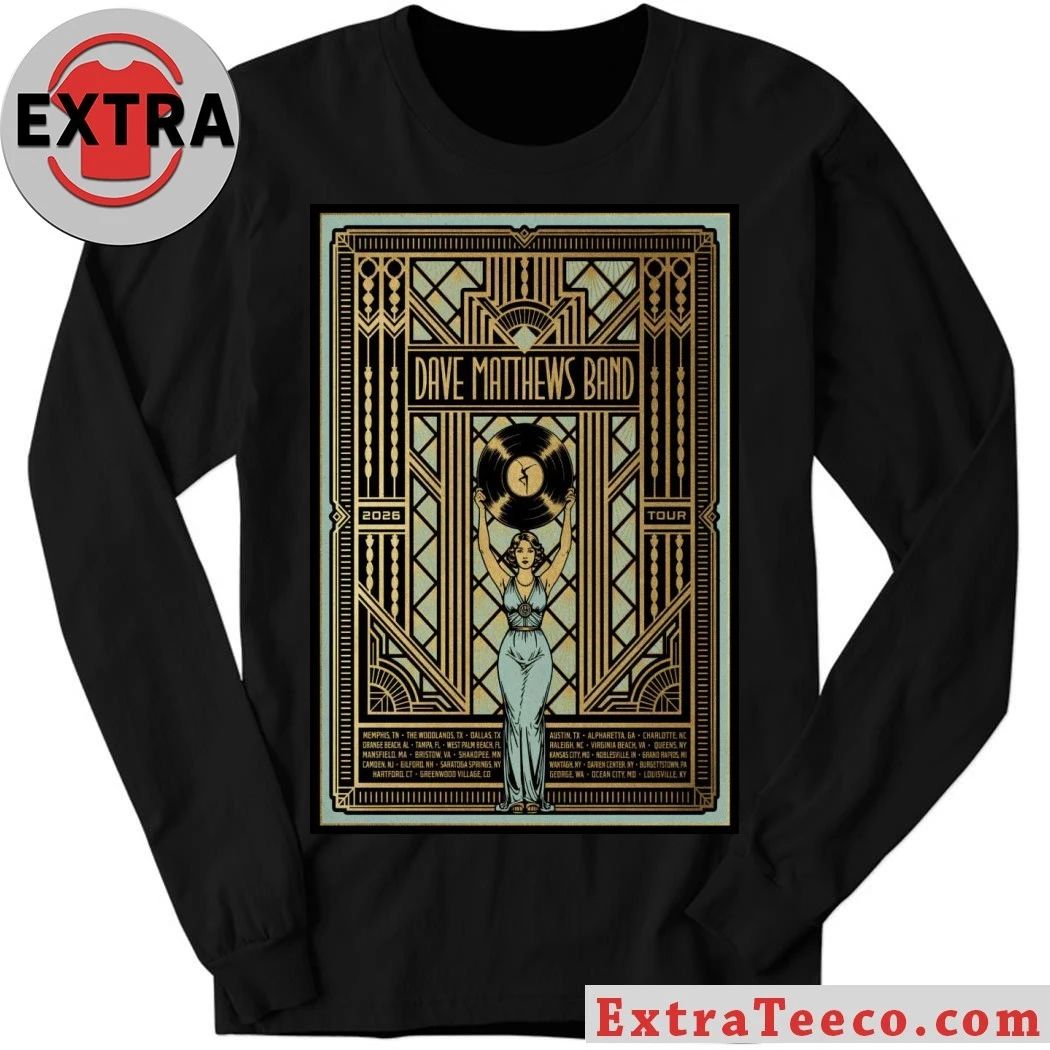 Dave Matthews Band Poster Tour 2026 Shirt