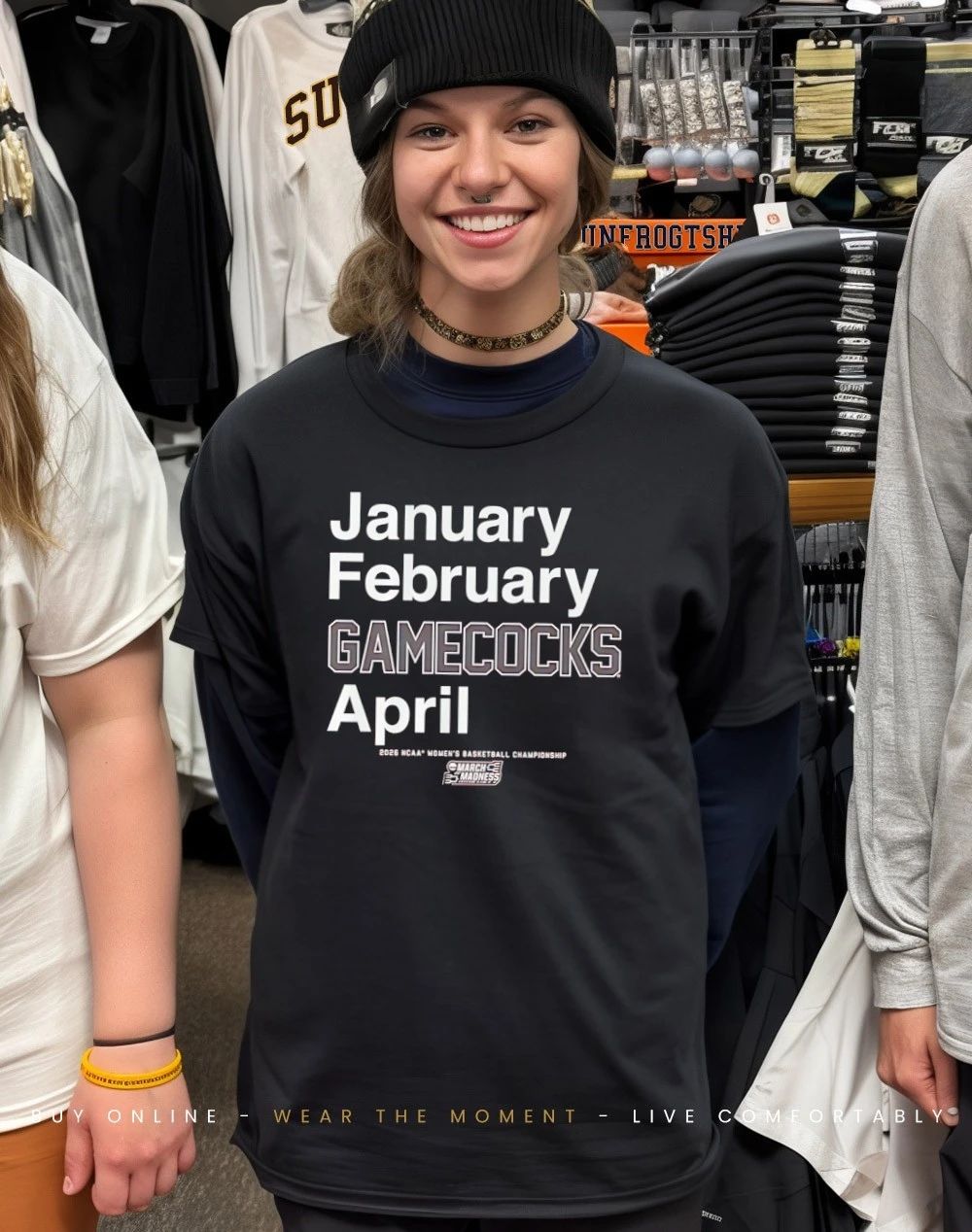 South Carolina Gamecocks WBB 2026 March Madness Month January February Gamecocks April shirt