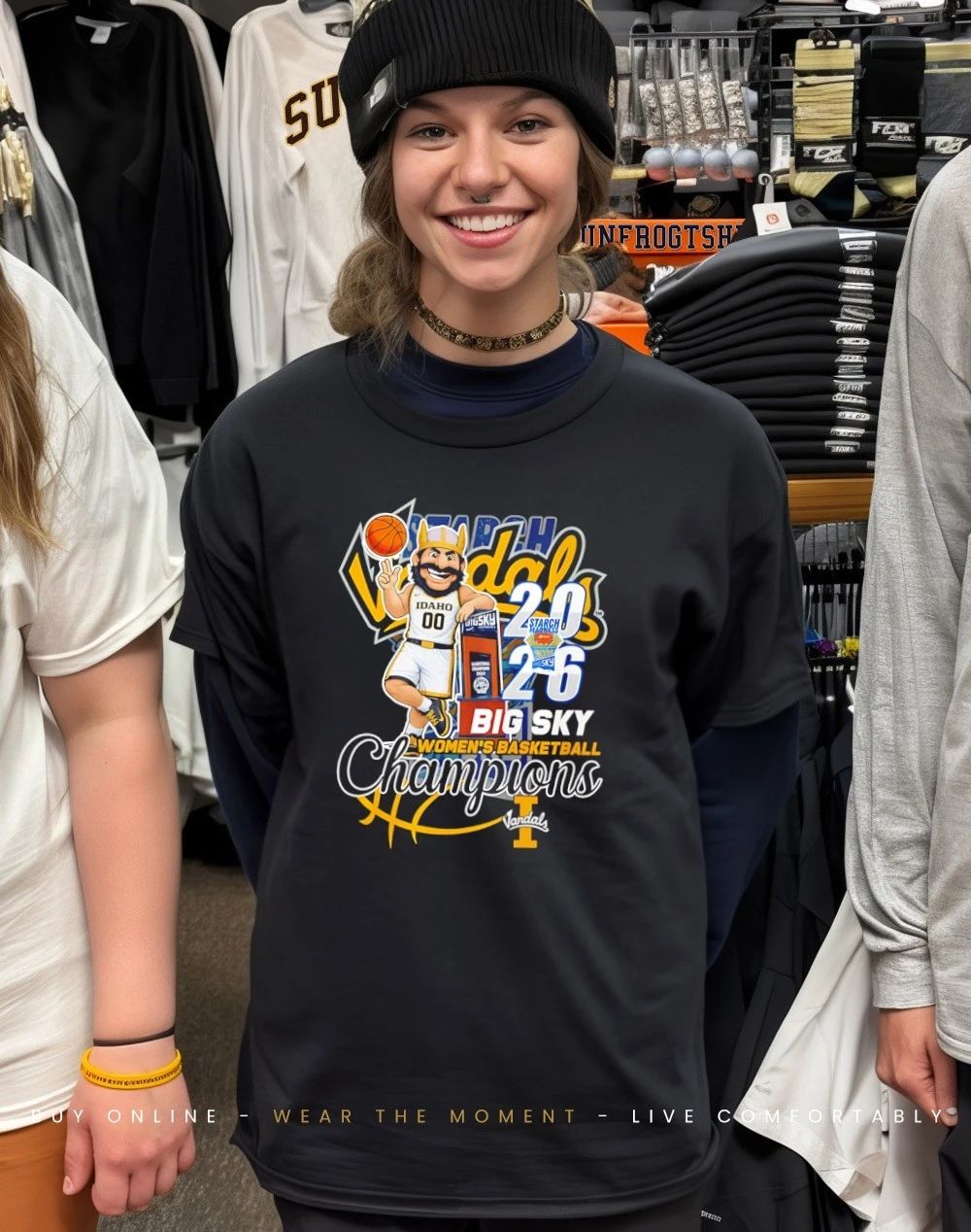 Idaho Vandals Big Sky Men’s Basketball Champions 2026 mascot shirt