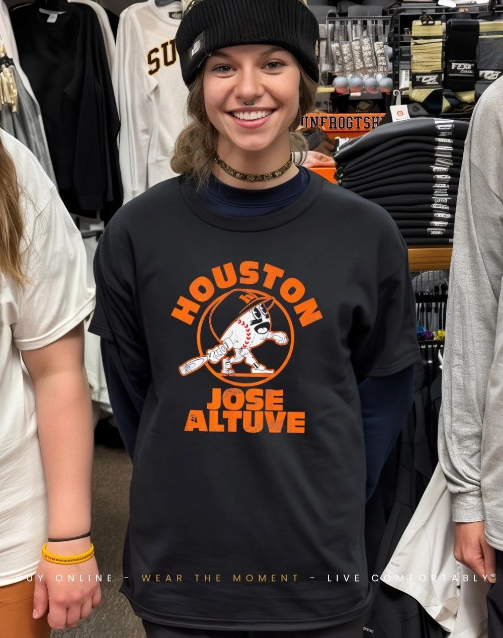 Jose Altuve Houston Astros Baseball Buddies cartoon shirt