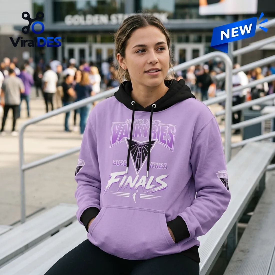 Golden State Valkyries 2026 Finals Lavender Hoodie