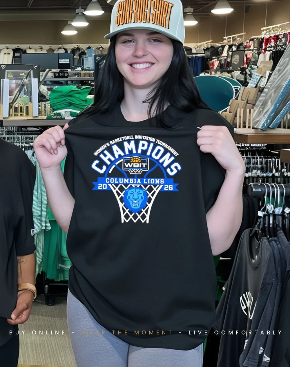 2026 Women’s Basketball Invitation Tournament Champions Columbia Lions shirt