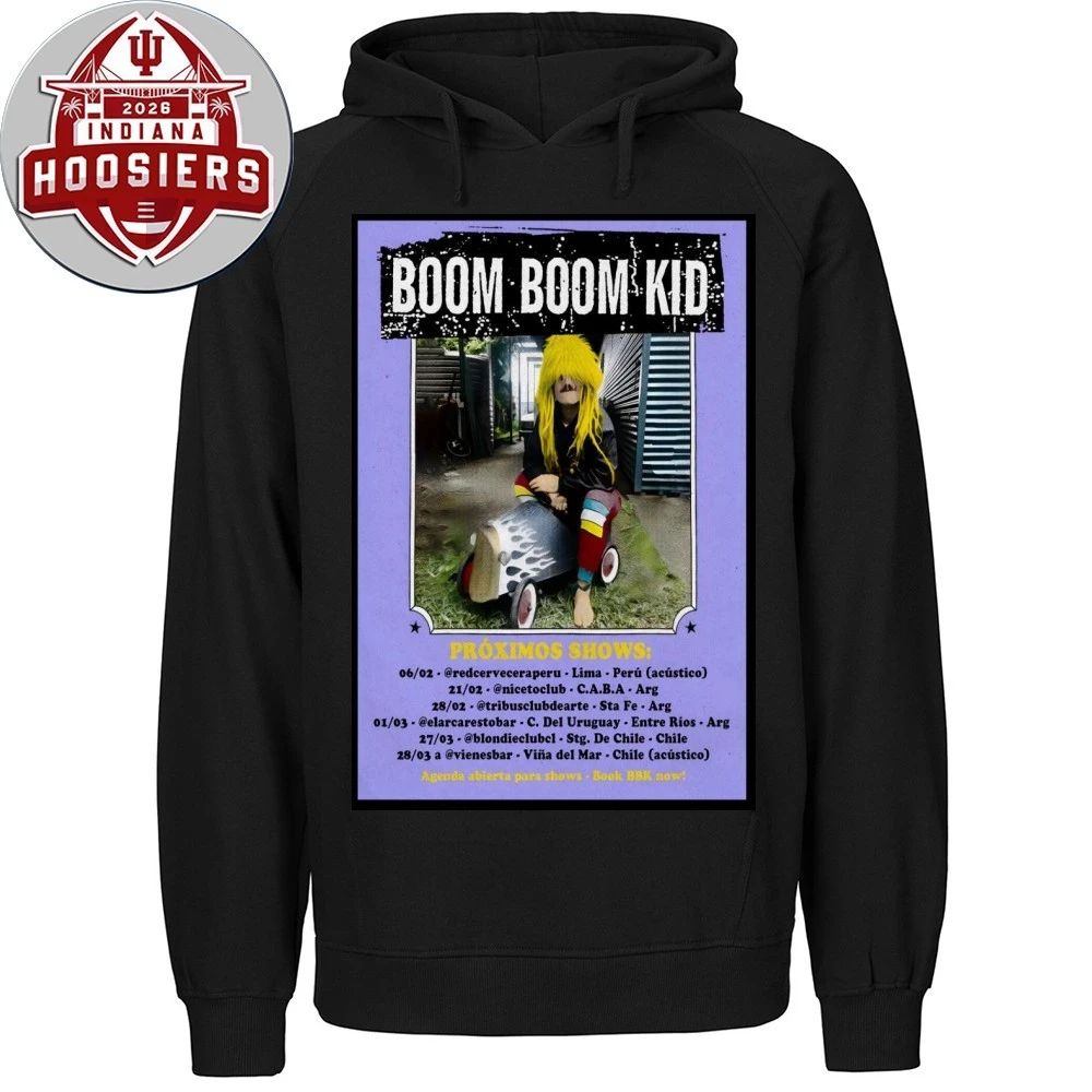 Boom Boom Kid Proximos Shows 2026 Poster Shirt