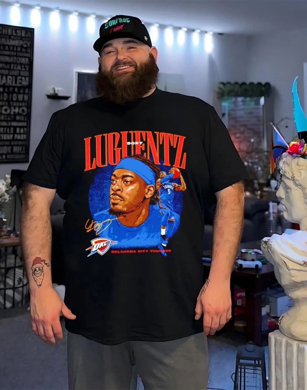Luguentz Dort Oklahoma City Thunder Dual signature shirt