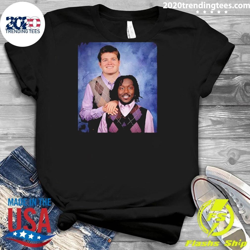 Drake Maye And Aj Brown Step Brothers Shirt