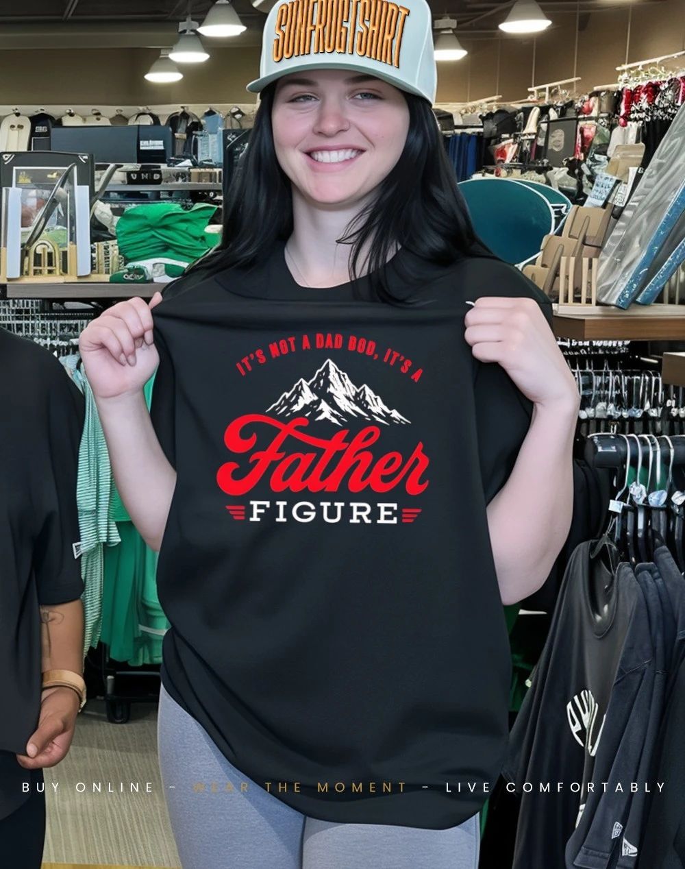 It’s not a dad bod its a father figure funny dad shirt