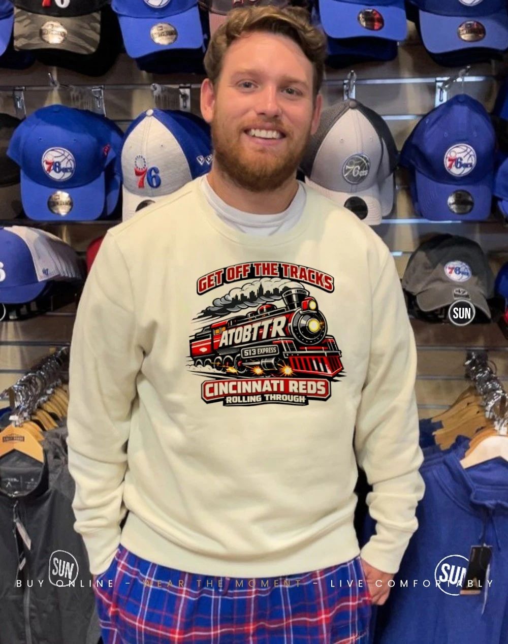 Cincinnati Reds Train Get Off The Tracks shirt