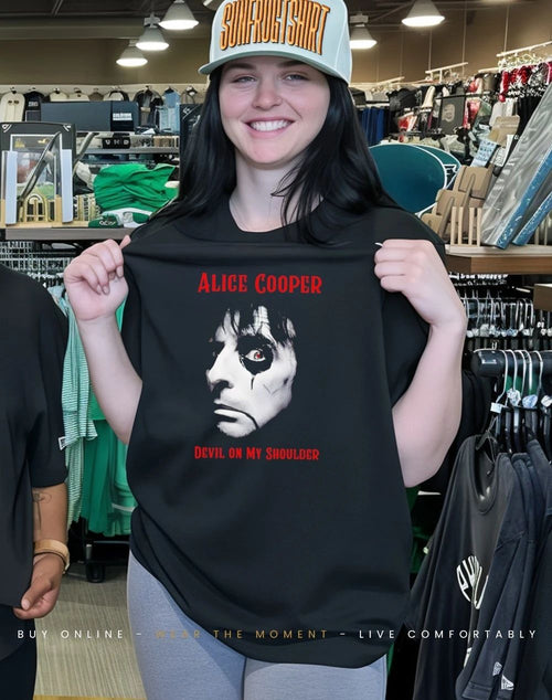 Alice Cooper Devil on My Shoulder shirt