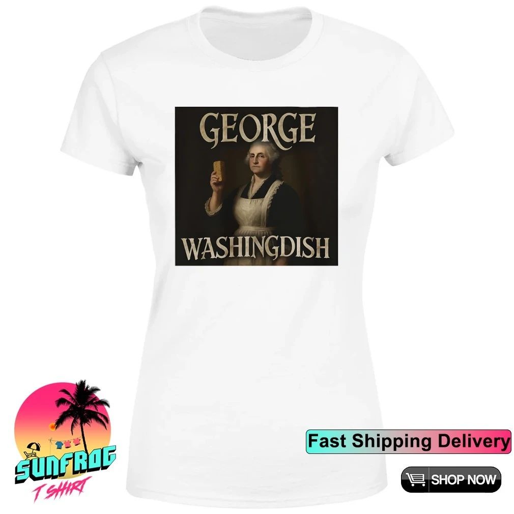George Washindish George Washington parody shirt