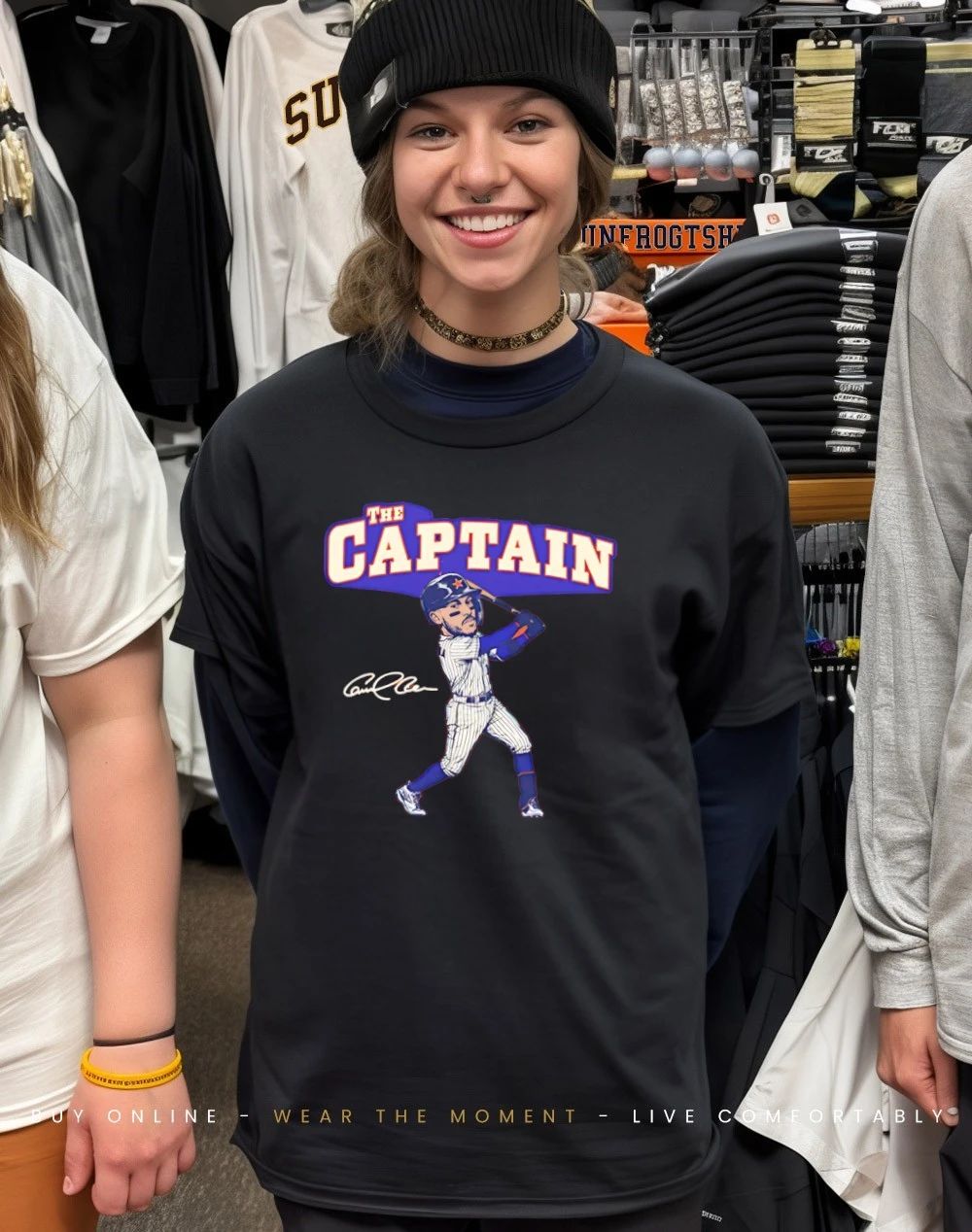 Carlos Correa Houston Astros The Captain caricature signature shirt