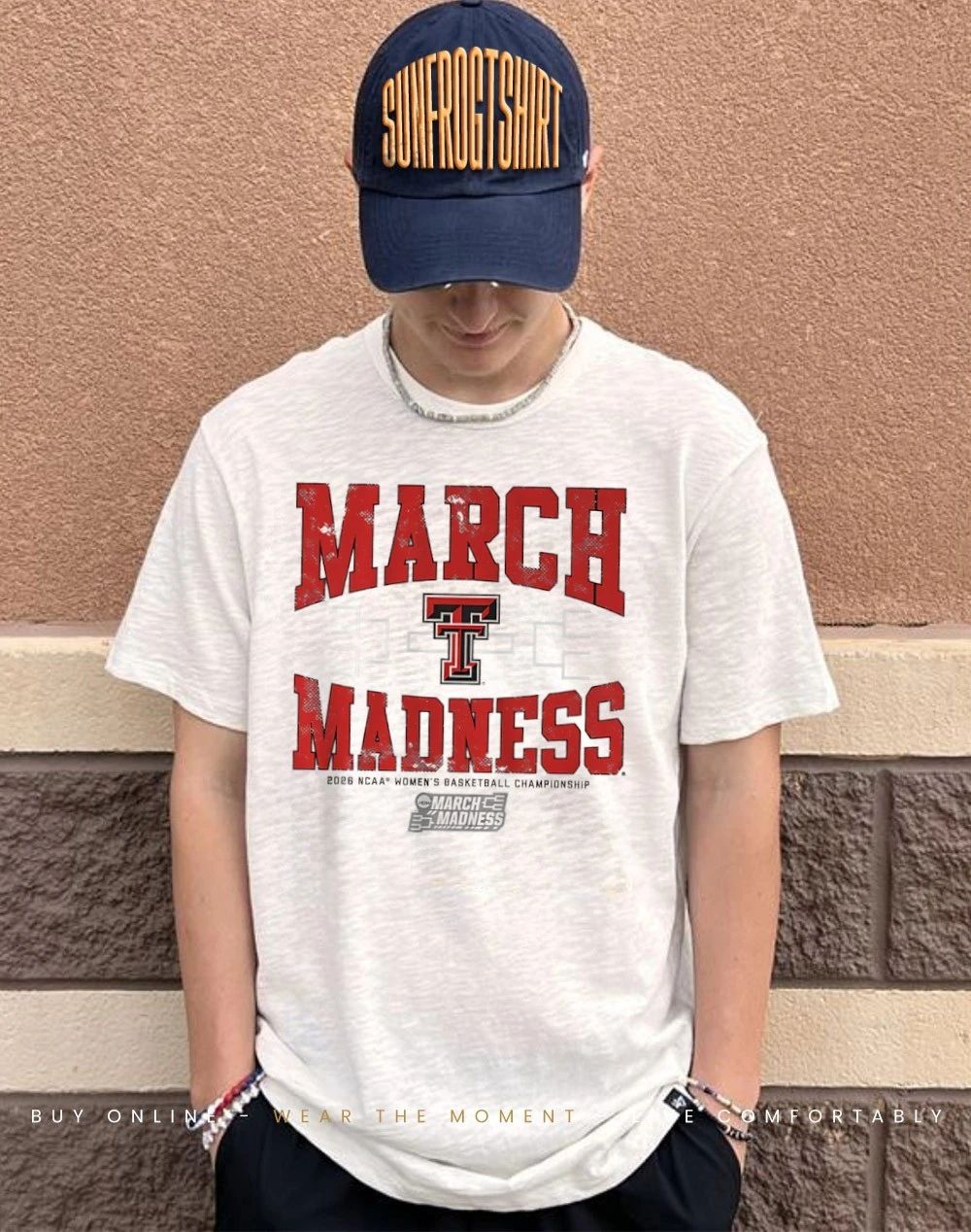 Texas Tech Red Raiders WBB 2026 March Madness logo shirt