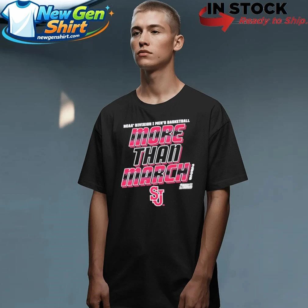 St John’s Red Storm Men’s Basketball NCAA Division I March Madness 2026 More Than March Shirt