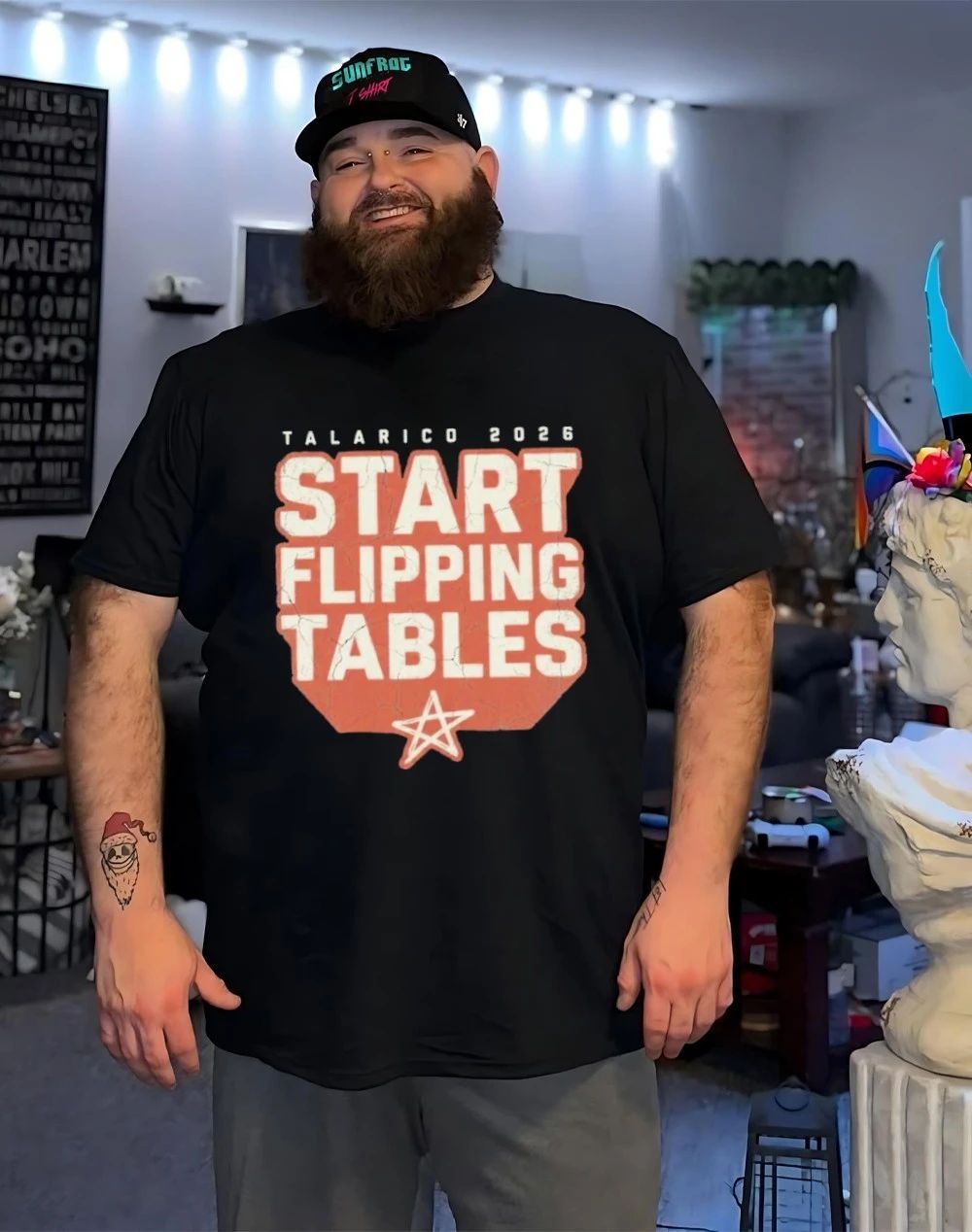James Talarico 2026 Start Flipping Tables shirt