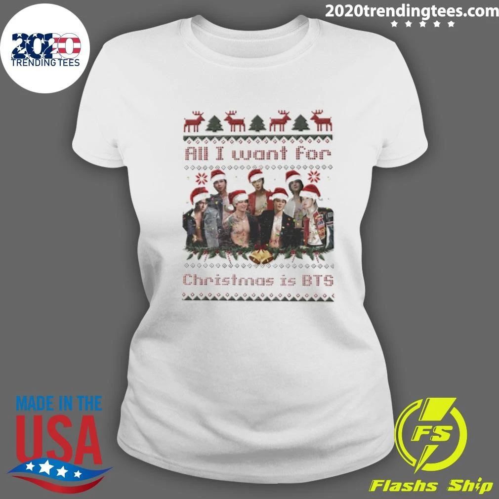 All I Want For Christmas Is BTS Bangtan Sweater Shirt