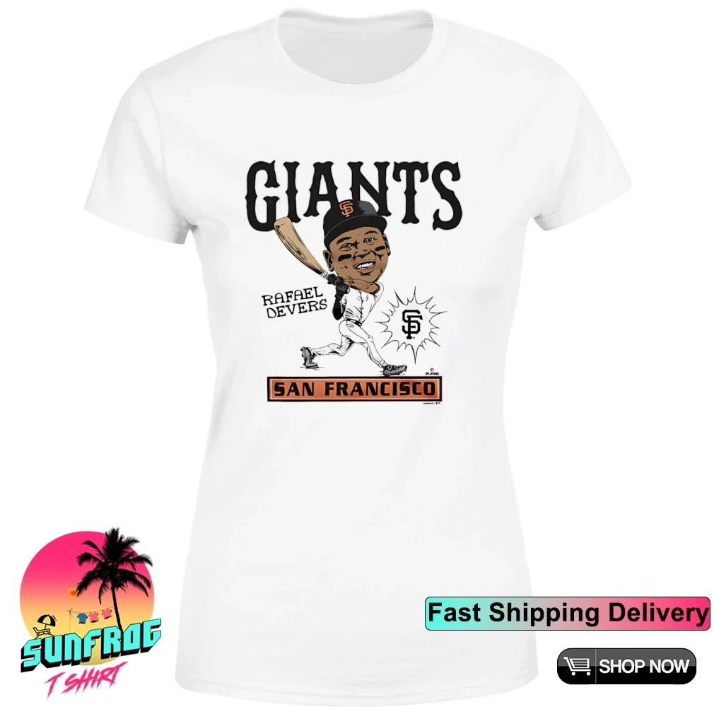 San Francisco Giants Rafael Devers signature caricature shirt