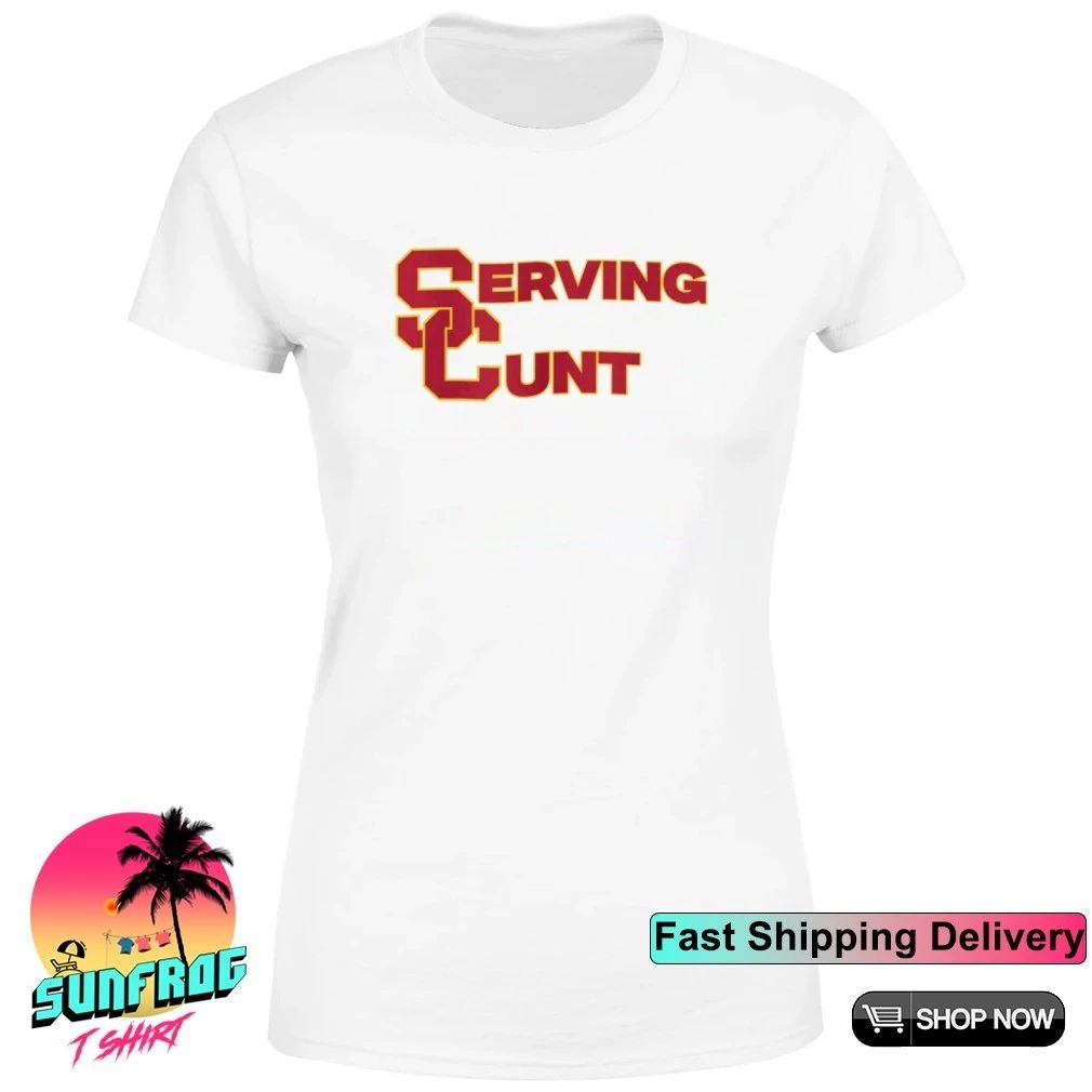 USC Trojans Serving Cunt logo shirt