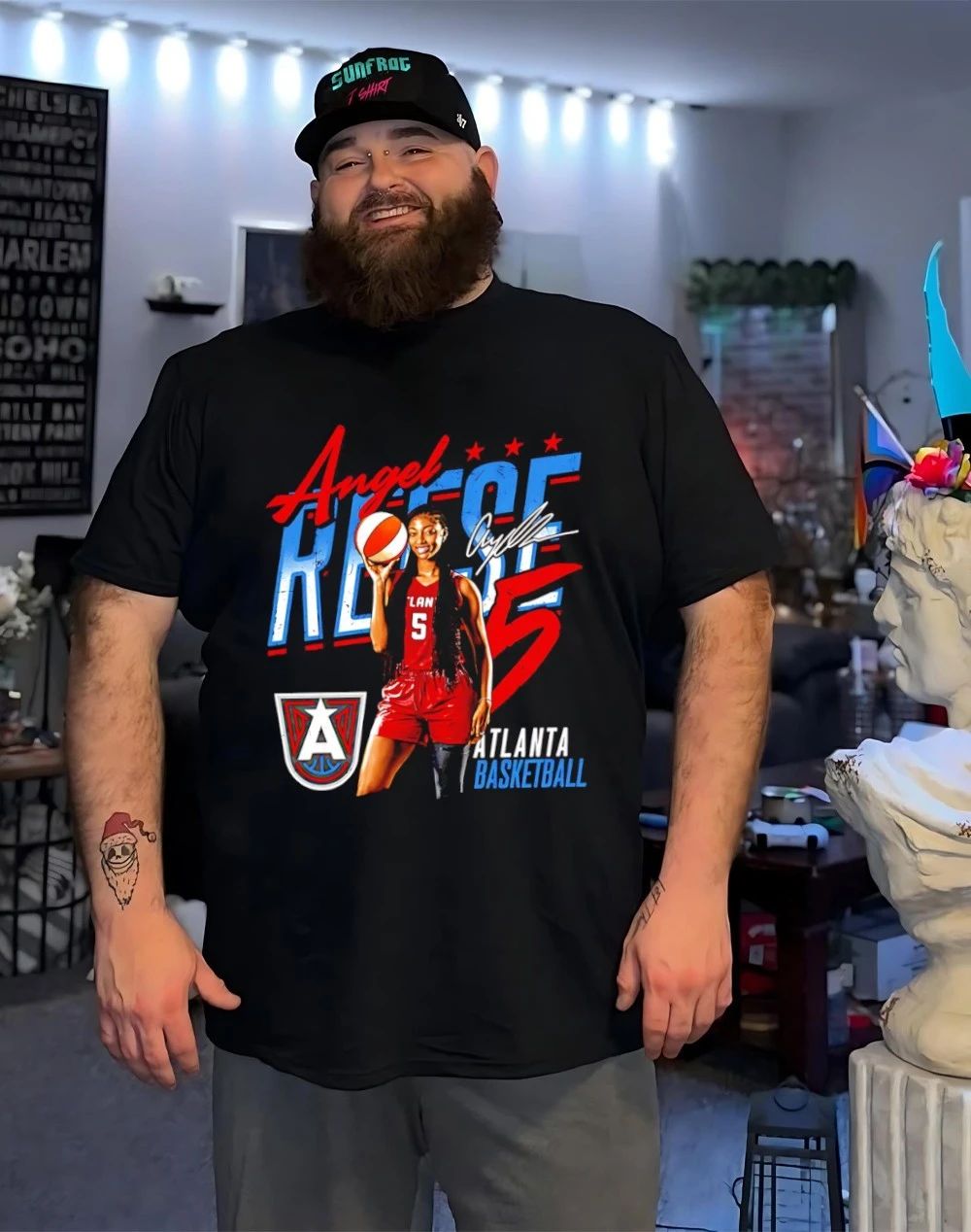 Angel Reese Atlanta Dream Player Name signature shirt