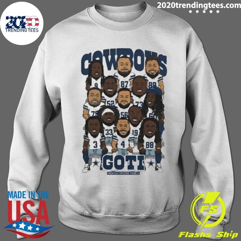 Goti Dallas Cowboys Greatest Offense There Is Shirt