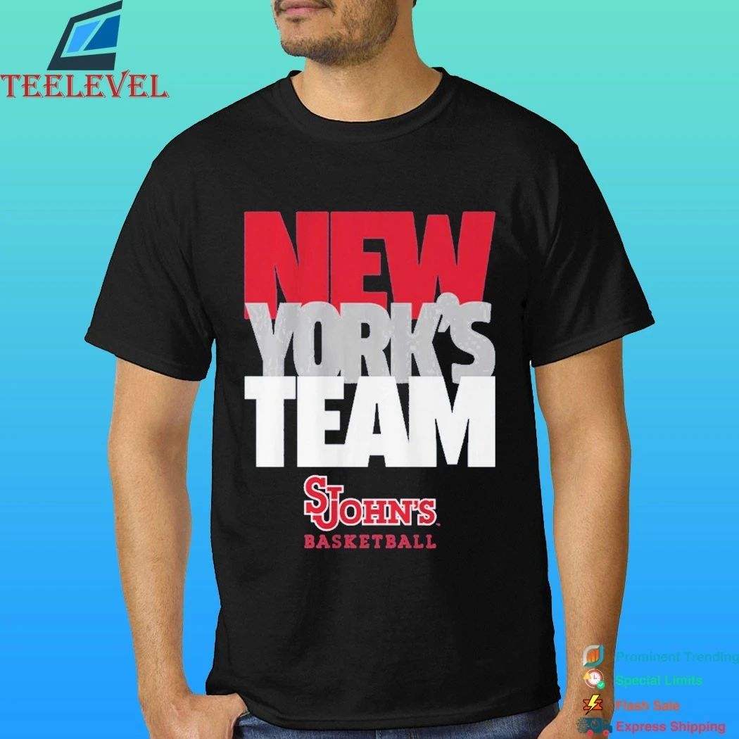 St. John’s Basketball New York’s Team Text Stack Shirt