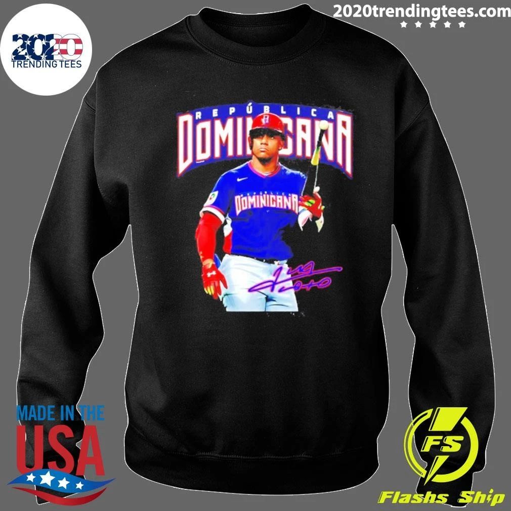 Juan Soto Republica Dominicana Baseball Player Signature Shirt