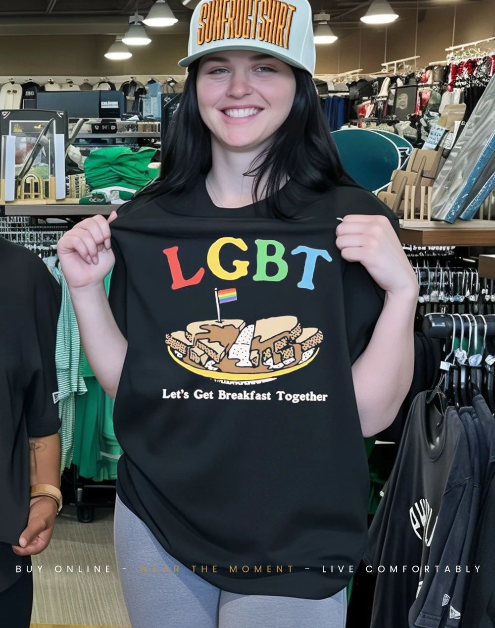 LGBT let’s get breakfast together shirt
