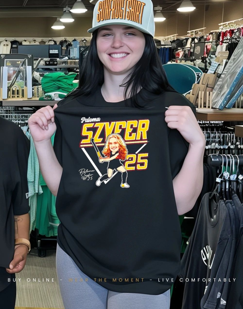 Paloma Szyfer Oberlin Field Hockey caricature 2026 shirt