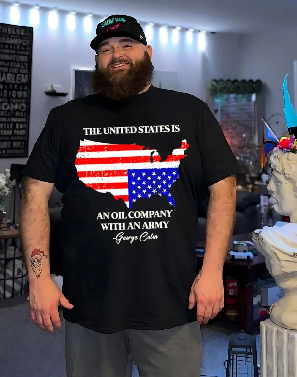 The United States is an oil company with an army George Calin shirt