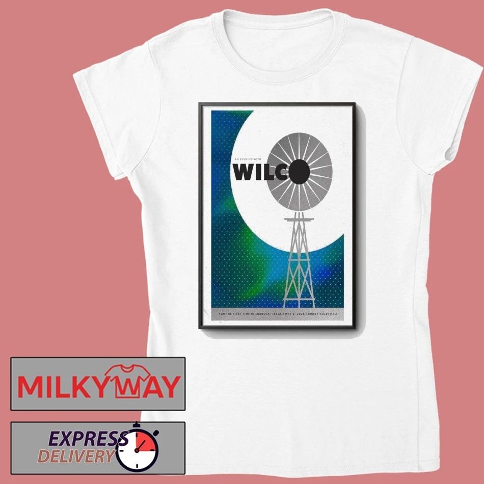 Show May 6 2026 WILCO Buddy Holly Hall Poster shirt