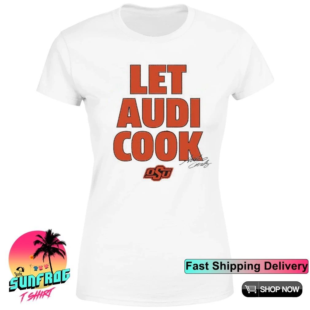 OSU Cowgirls Audi Crooks let Audi cook front and back shirt