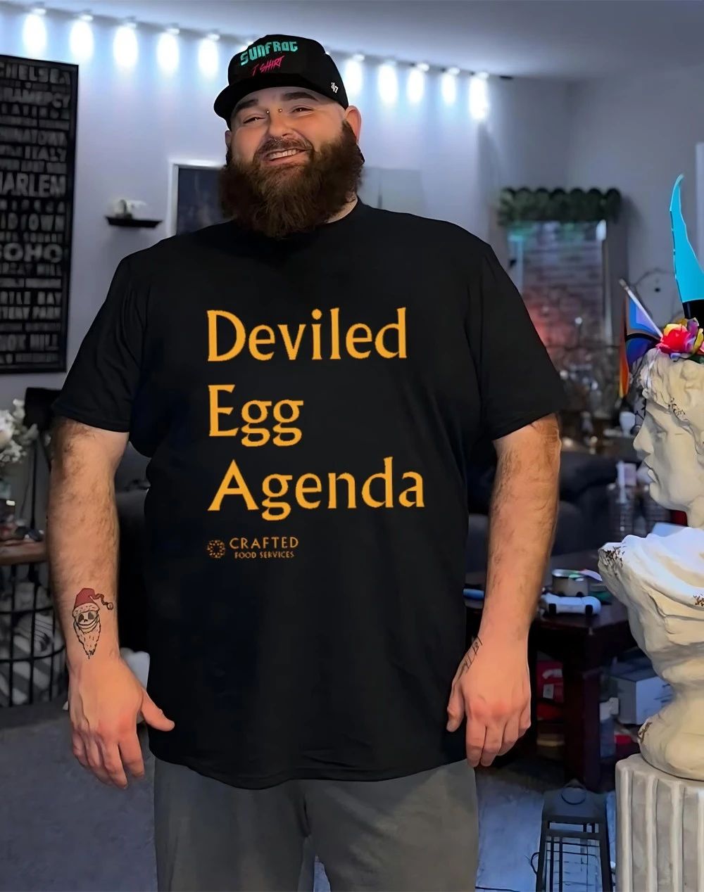 Crafted Food Services Deviled Egg Agenda shirt