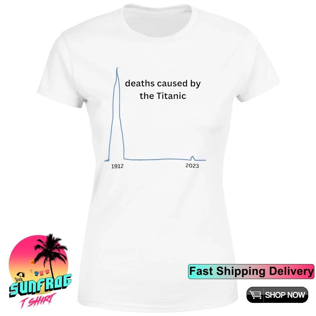 Deaths caused by the Titanic 1912 2023 shirt