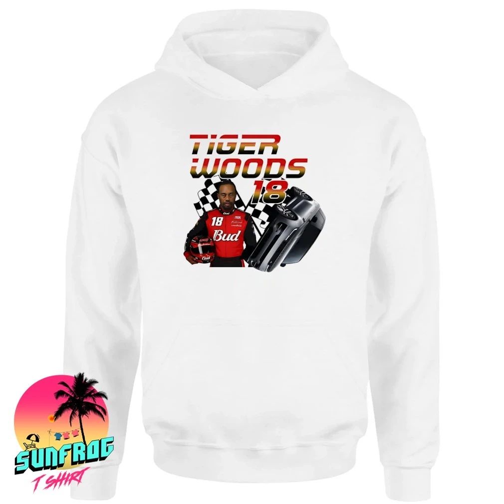 Tiger Woods Racing Team no 18 graphic shirt