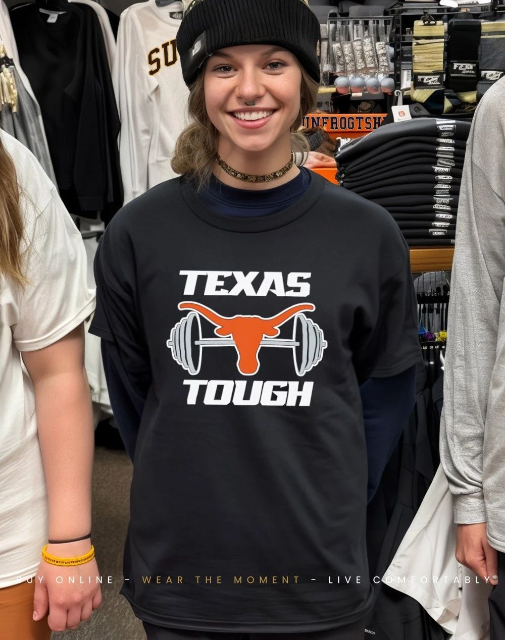 Texas Longhorns Tough Relentlessly Detailed two sided shirt