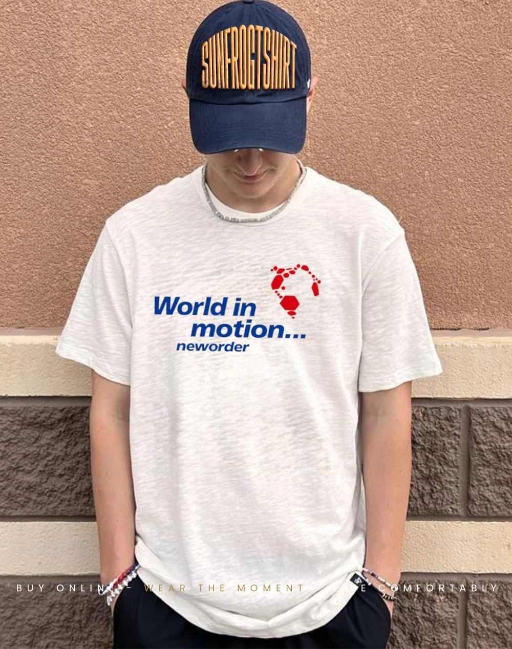 New Order World in Motion England Football shirt