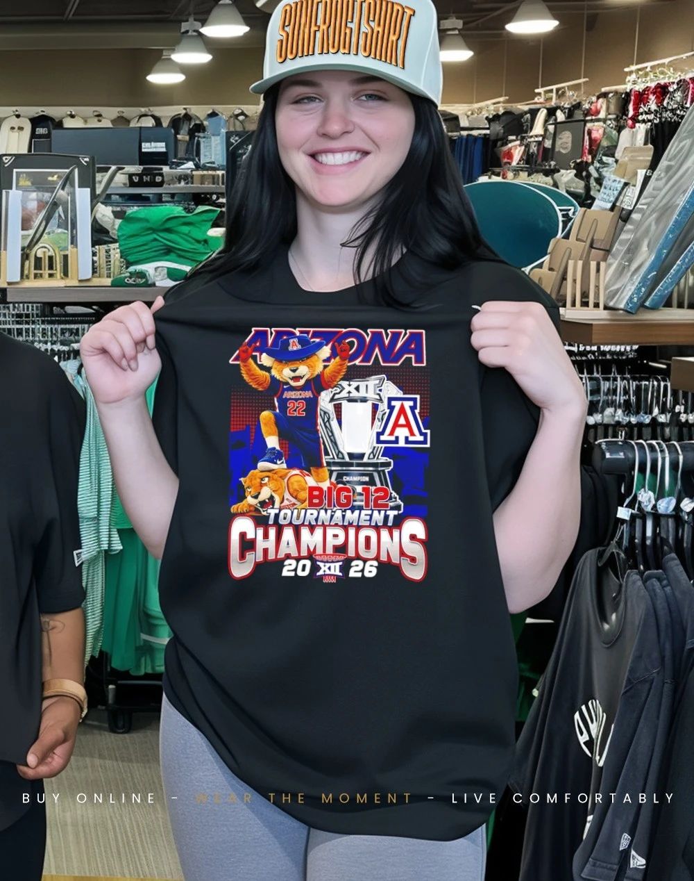 Arizona Wildcats Big 12 Conference Champions Wilbur The Wildcat Mascot shirt