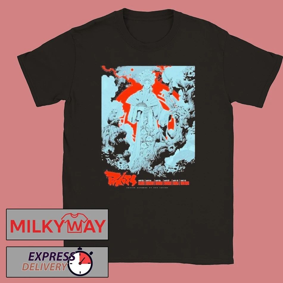 Pixies P40 Asia Tour 2026 Artwork by Ken Taylor shirt