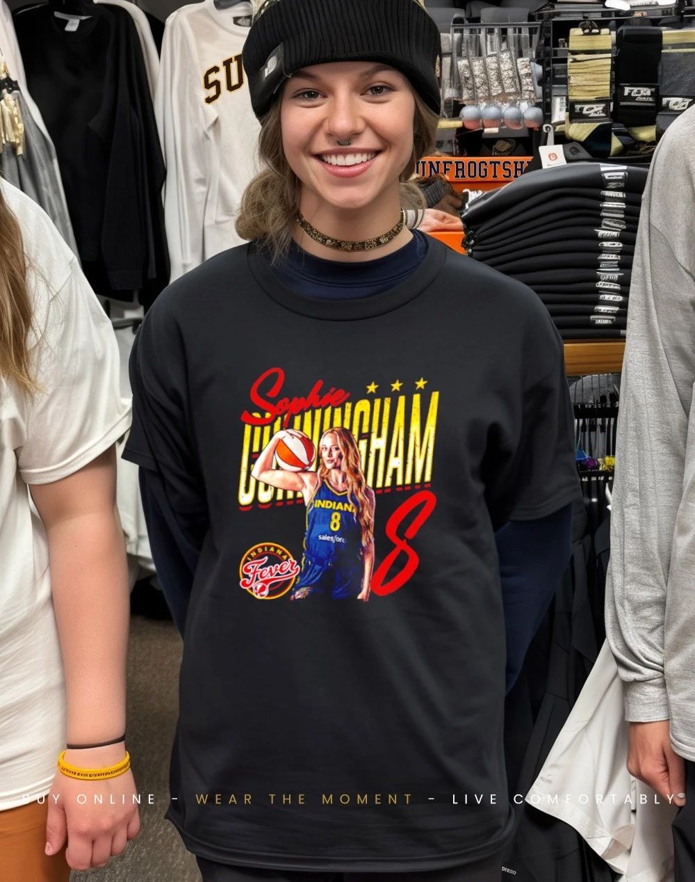 Sophie Cunningham Indiana Fever Player Pose shirt