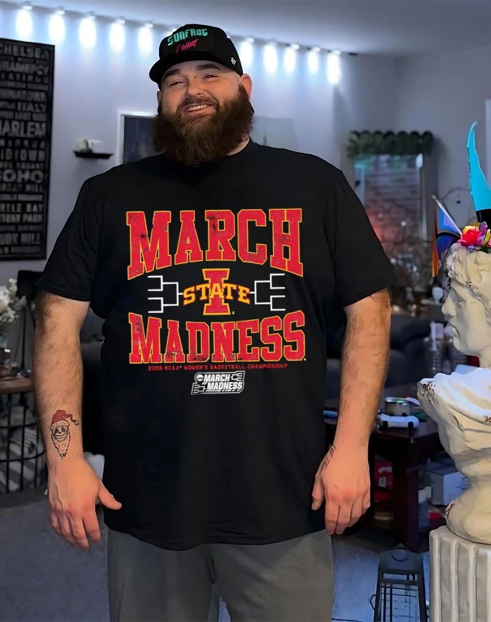 Iowa State Cyclones WBB 2026 March Madness logo shirt