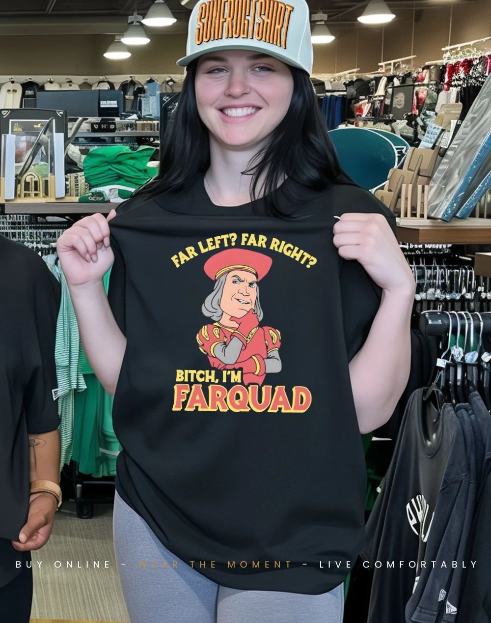 Far left far right bitch I’m lord Farquaad shirt