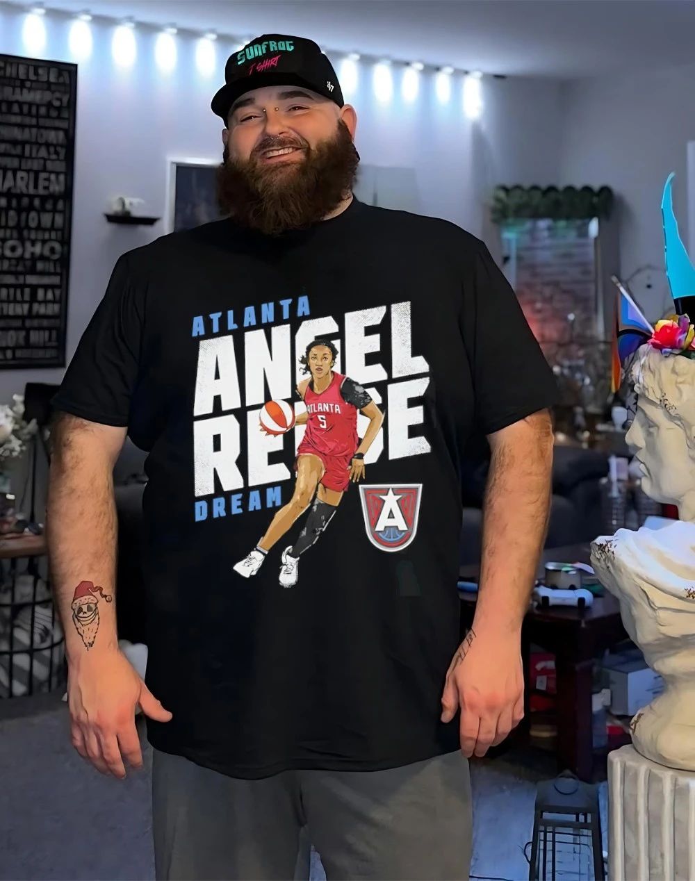 Angel Reese WNBA Atlanta Dream Slant shirt