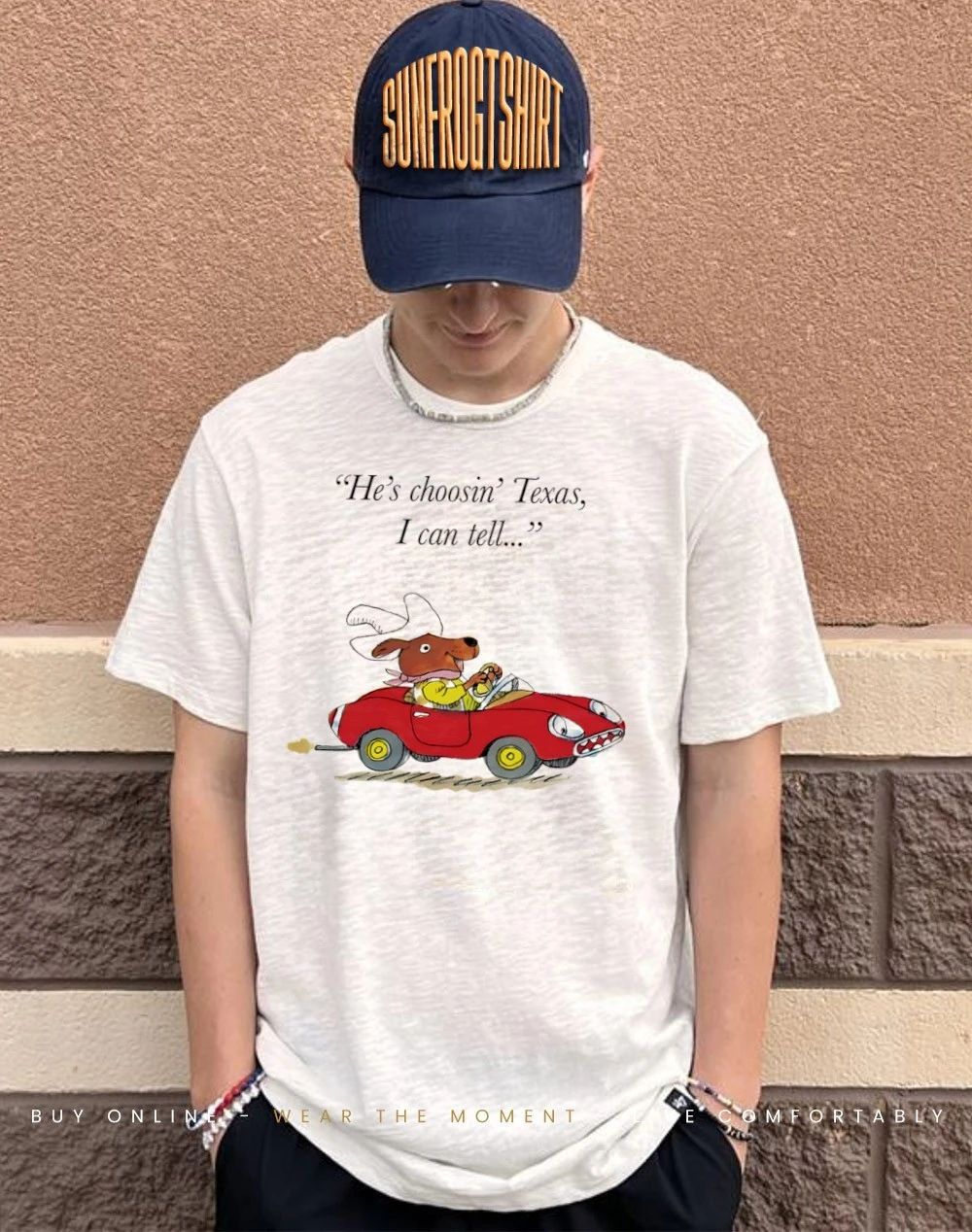 Richard Scarry Dingo he’s choosin’ Texas I call tell shirt