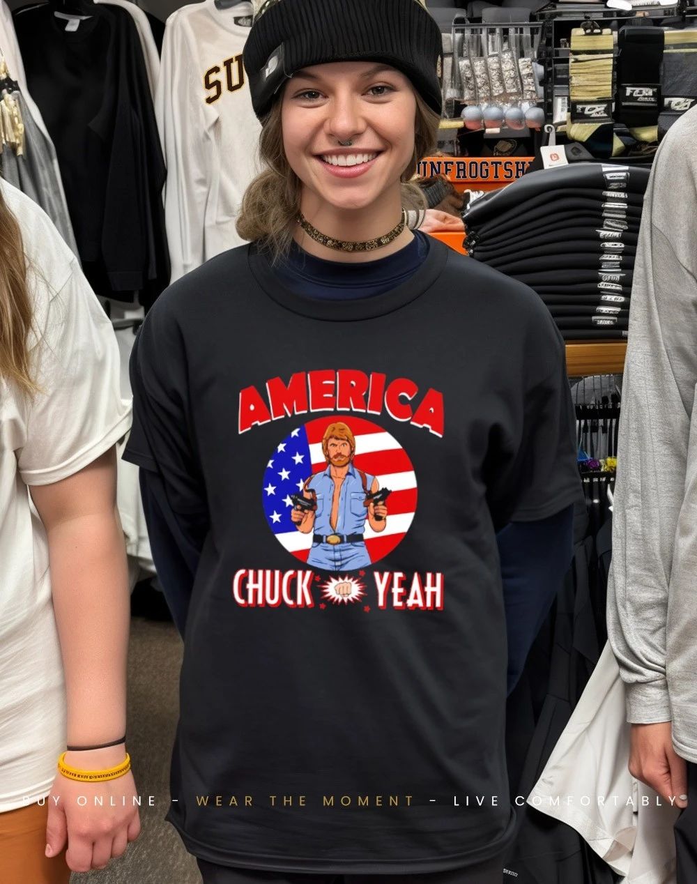 America Chuck Yeah Chuck Norris shirt