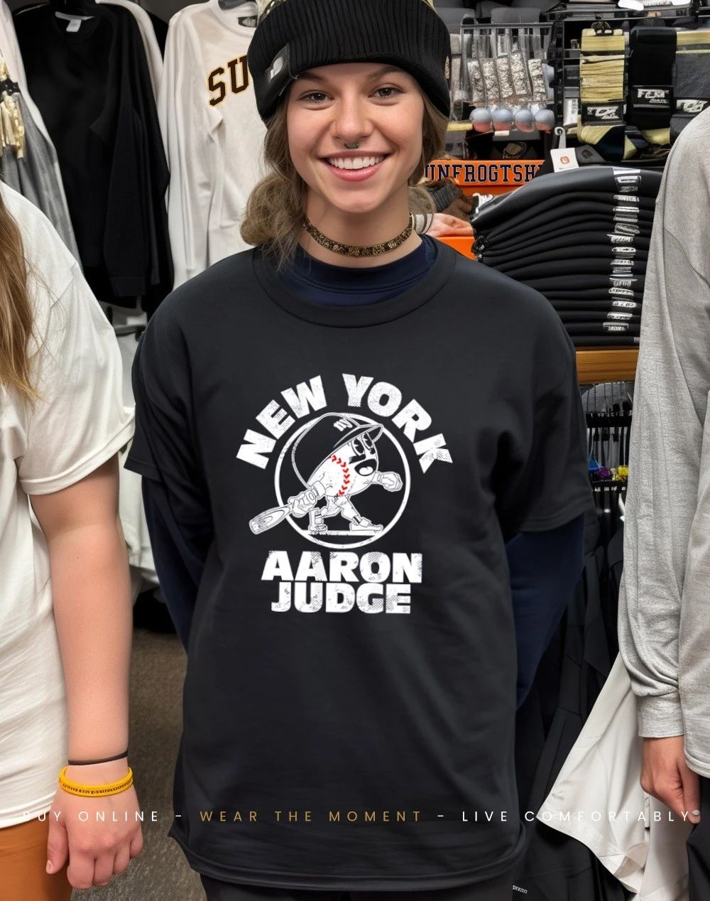 Aaron Judge New York Yankees Baseball Buddies cartoon shirt