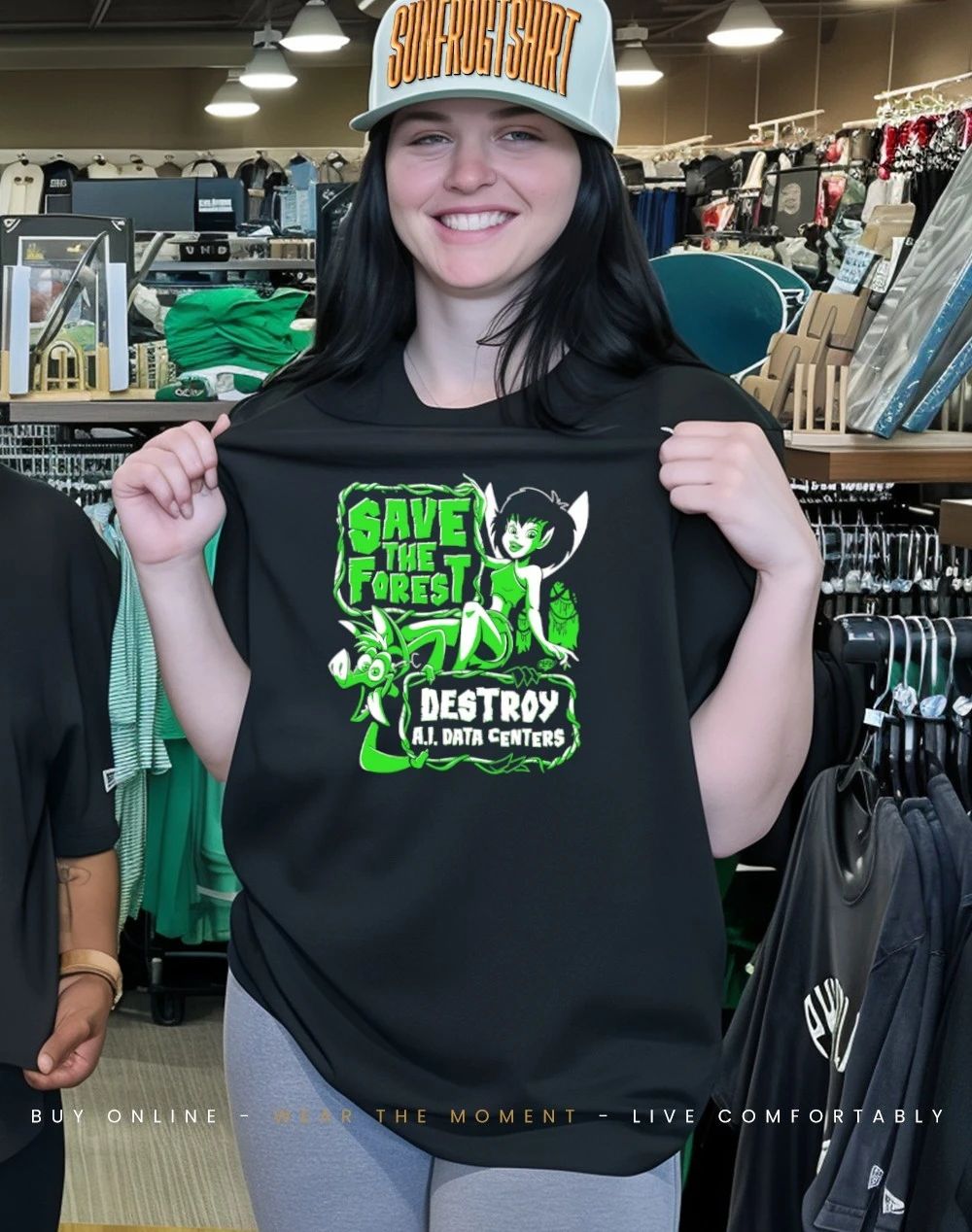Save the Forest Destroy AI Data Centers shirt