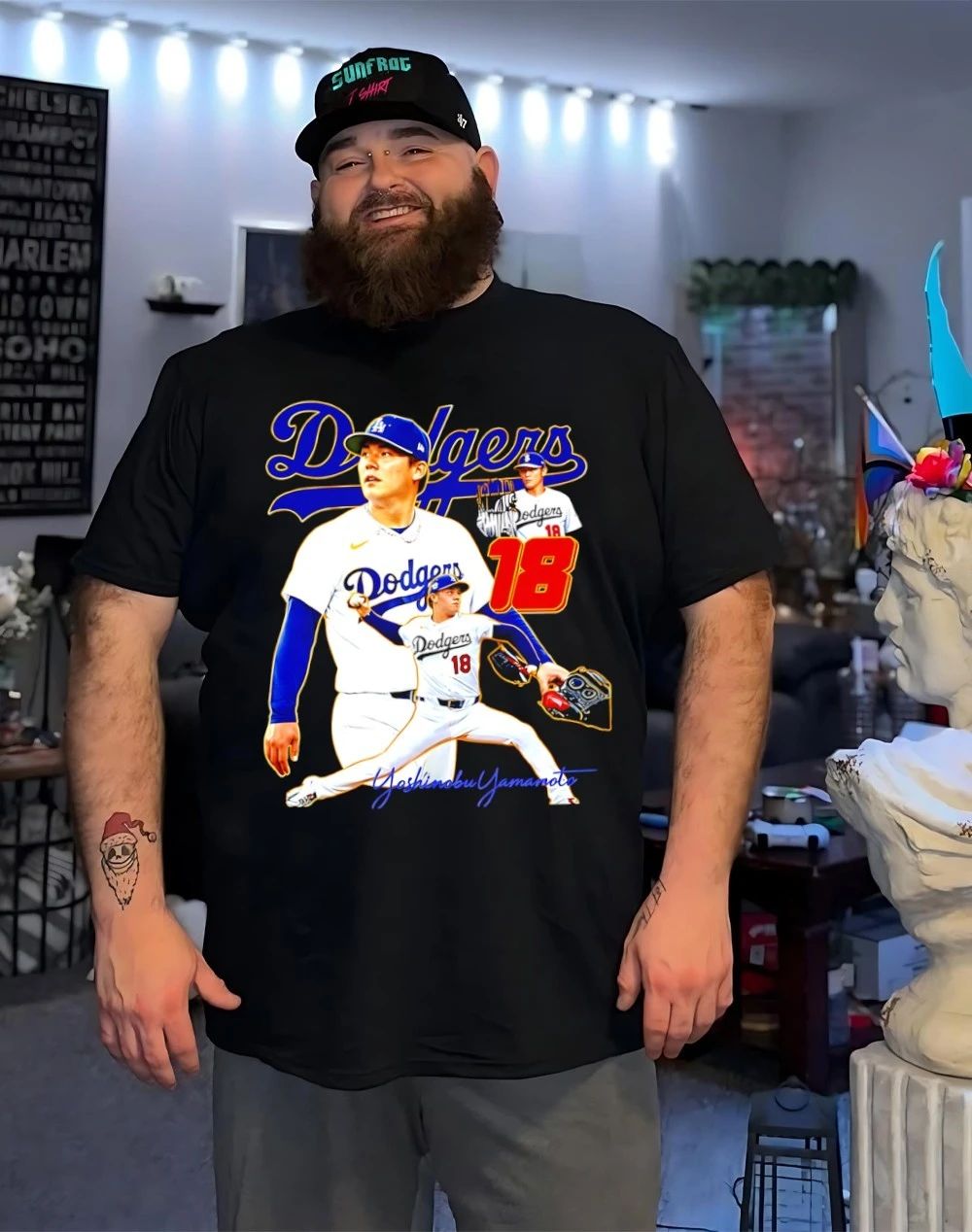 Yoshinobu Yamamoto Los Angeles Dodgers MLB 2026 signature shirt