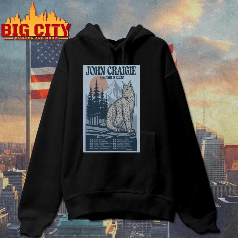 LIMITED Poster Jobi Riccio x John Craigie Tour 2026 – Portrait Shirt